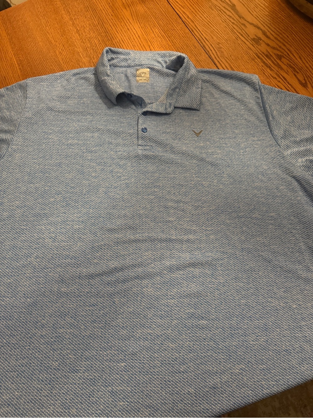 Callaway Heathered Light Blue Polo Shirt
